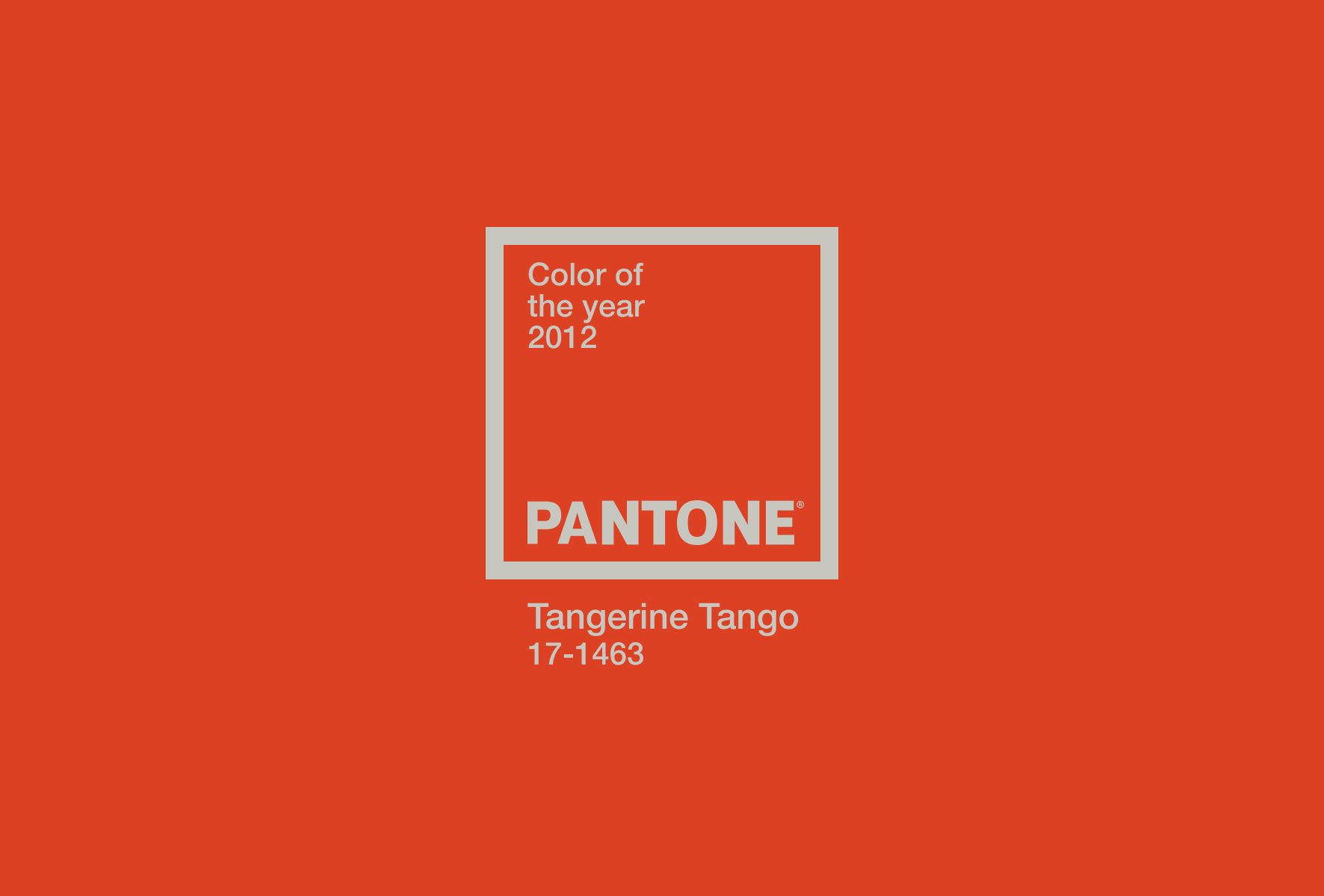 Pantone aasta värv 2012 – Tangerine Tango