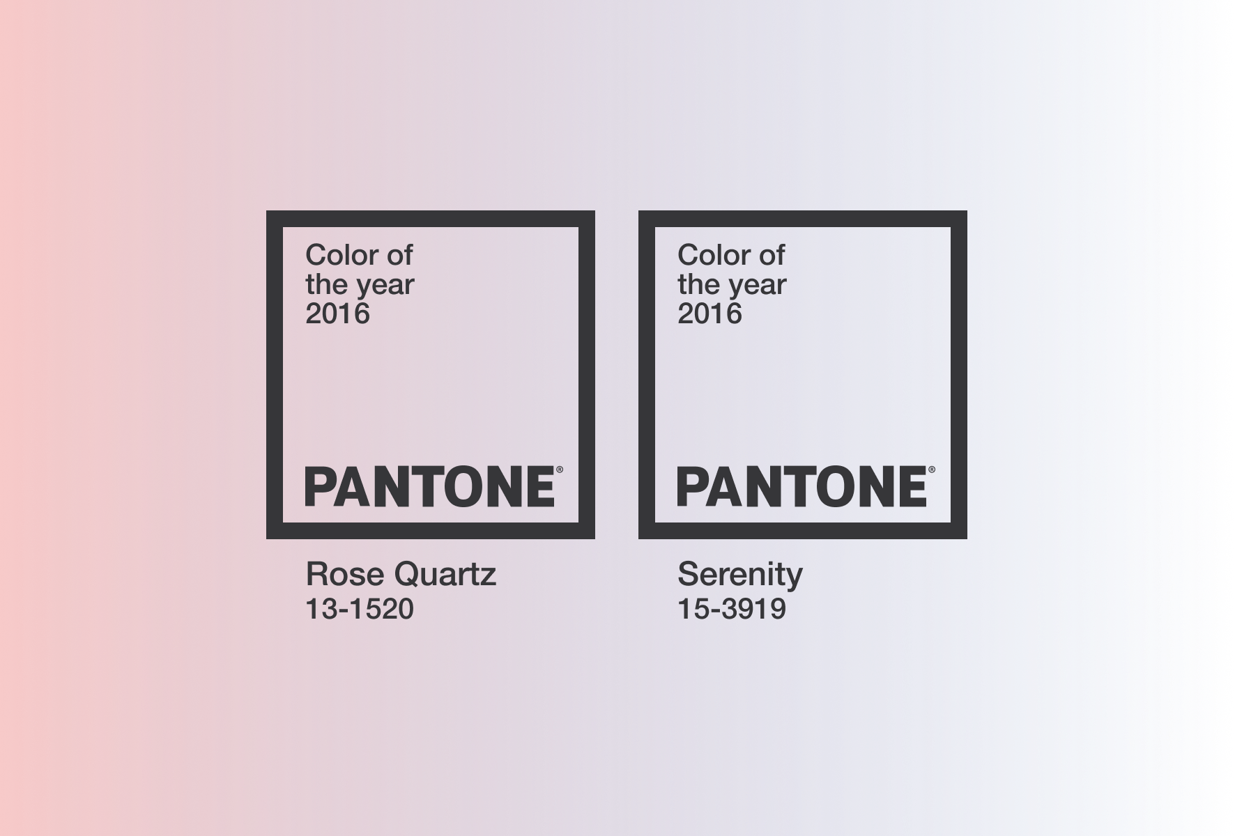 Pantone Colour of the Year – Rose Quartz & Serenity