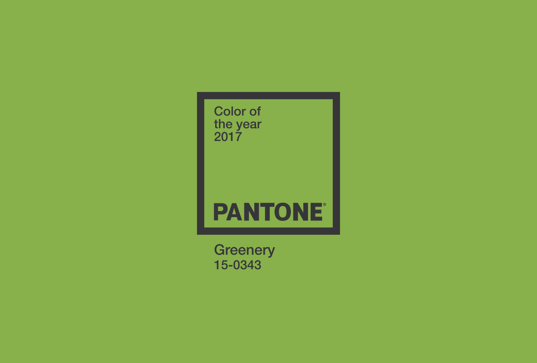 Pantone aasta värv 2017 – Greenery