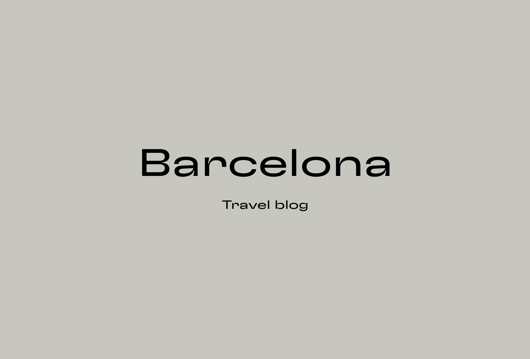 Travel blog: Inspiring Barcelona